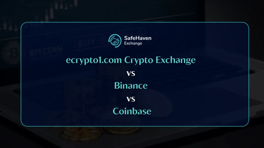 ecrypto1.com Crypto Exchange vs Binance vs Coinbase